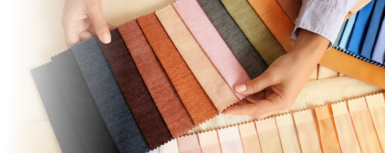 Hundreds of Sofa Fabric Swatches
