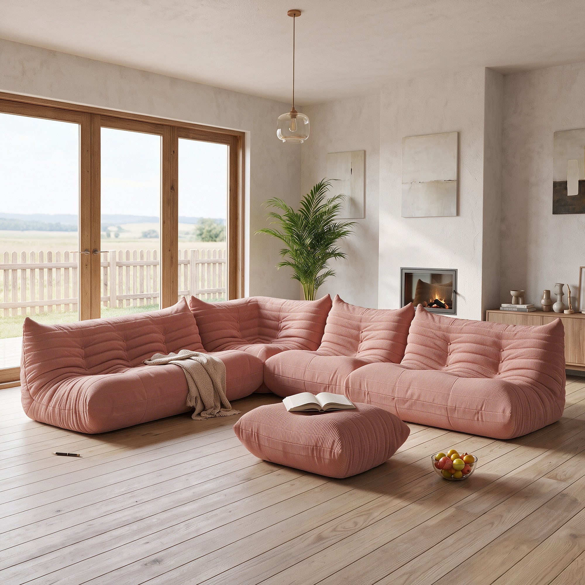 フューチャー/スカーフィニ/Mサイズ Maggis Caterpillar Sofa Bundle Deal V Shape Corner Piece