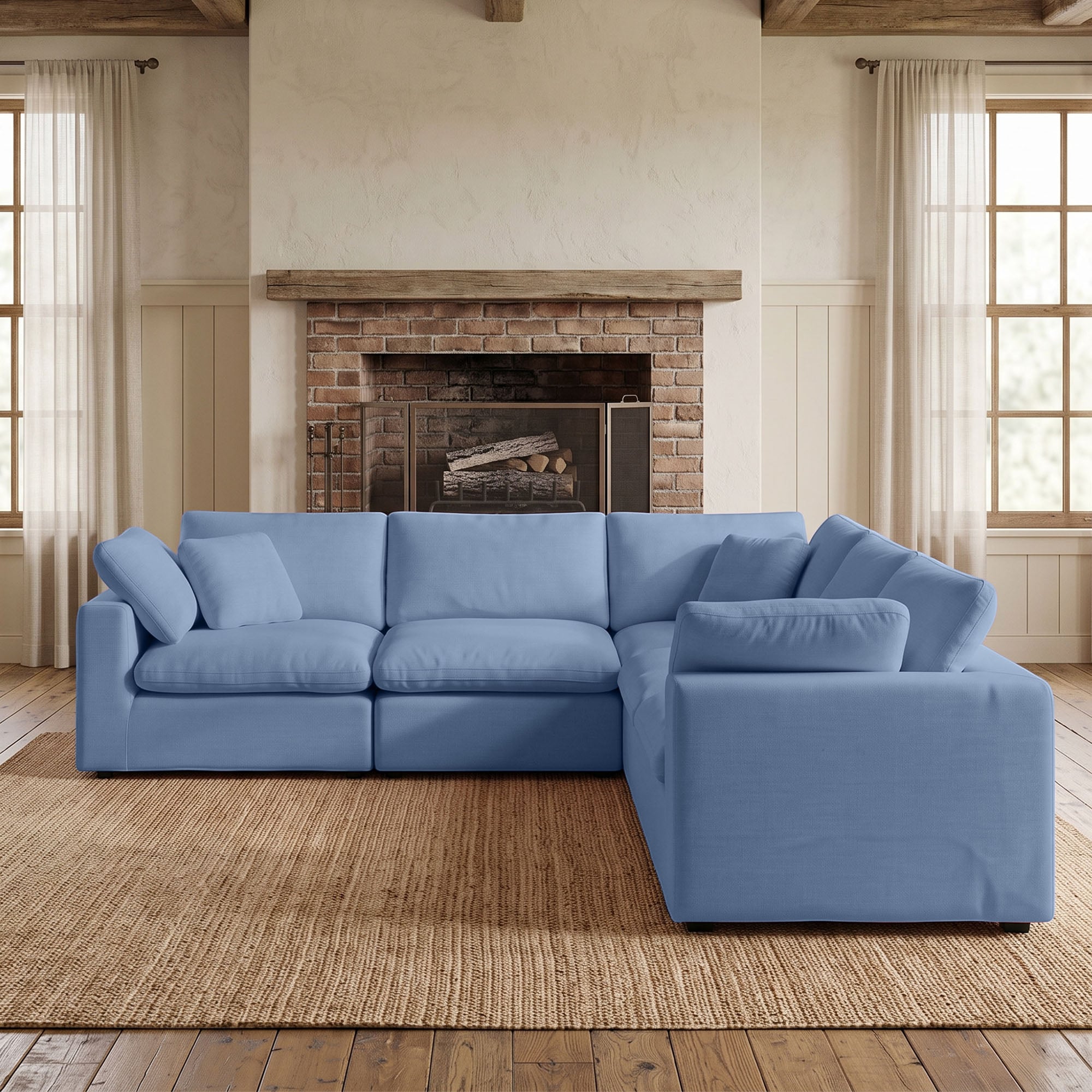 Nubes Cloud Classic 5-Piece Closed Modular Sofa