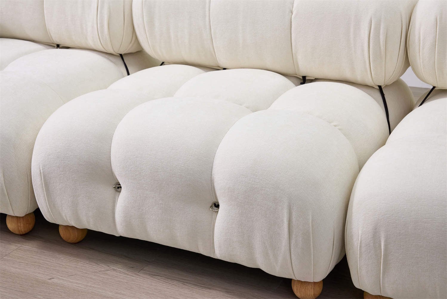Alessi Modular Sectional U Shape Sofa Four Seater with 2 Ottoman