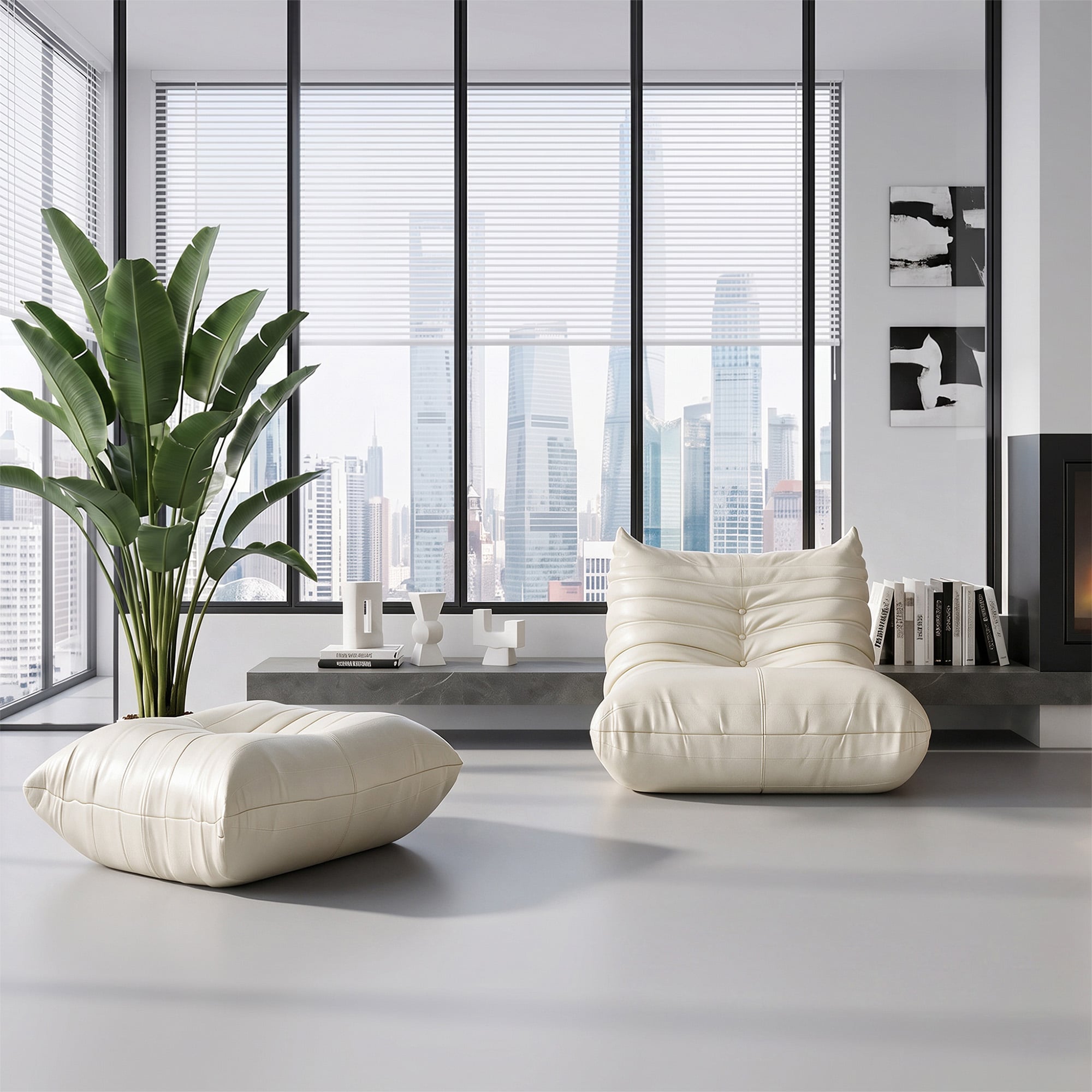 Maggis Caterpillar Sofa Bundle Deal Single Seater and Ottoman