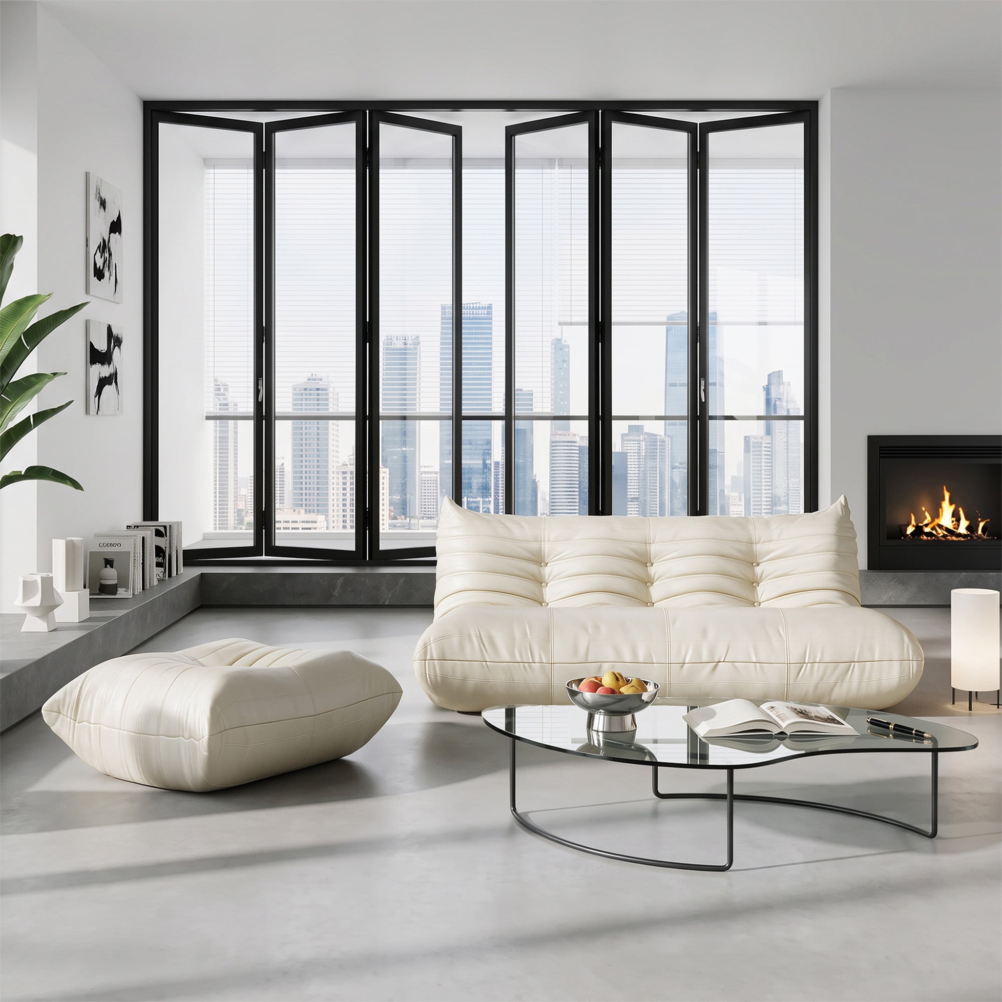 Maggis Caterpillar Sofa Bundle Deal 3 Seater and Ottoman for 4