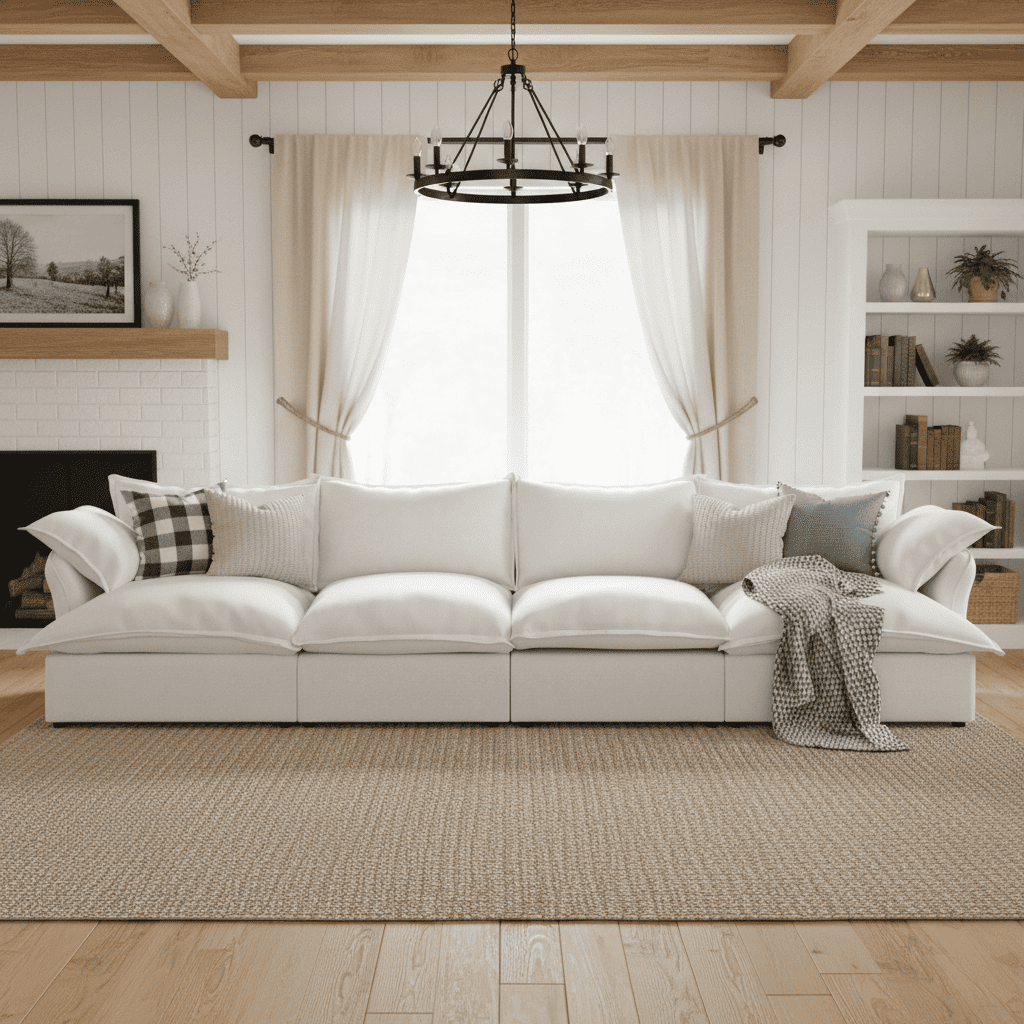 Cozyee Sofa Sectional 4 Seater