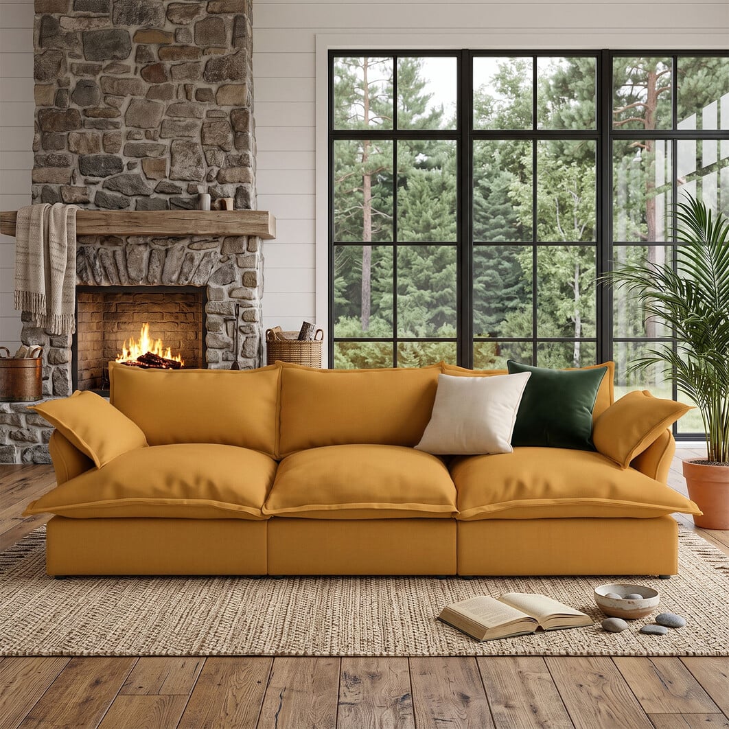 Cozyee Sofa Sectional 3 Seater